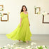 Fluorescent Green Long Dress